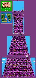 Thumbnail for a map of Stage 9: Dinosaur Peak Exterior for the NES game The Flintstones: The Surprise At Dinosaur Peak!.