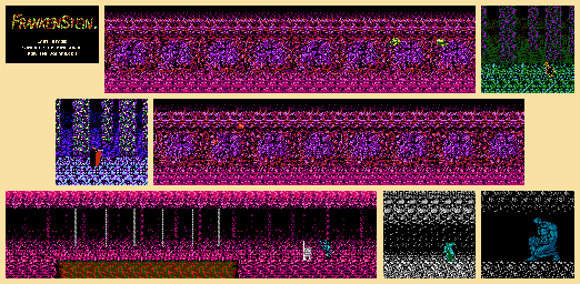 Thumbnail for a map of Last Stage for the NES game FrankenStein.