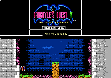 Thumbnail for a map of Battle Screen for the NES game Gargoyle's Quest II: The Demon Darkness.
