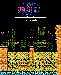 Thumbnail for a map of Desert Daggon Battle for the NES game Gargoyle's Quest II: The Demon Darkness.