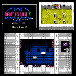 Thumbnail for a map of Fake King for the NES game Gargoyle's Quest II: The Demon Darkness.