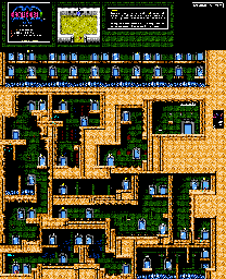 Thumbnail for a map of Labyrinth Of Mirrors for the NES game Gargoyle's Quest II: The Demon Darkness.