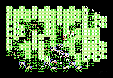 Thumbnail for a map of World Conquest Country 06: Poland for the NES game Genghis Khan.