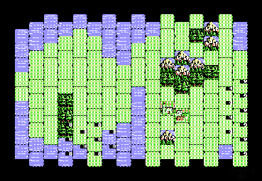 Thumbnail for a map of World Conquest Country 07: England for the NES game Genghis Khan.