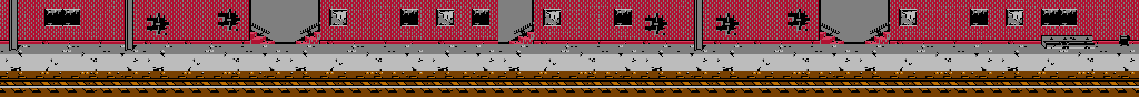 Thumbnail for a map of Stage 5 for the NES game Ghostbusters II.