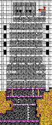 Thumbnail for a map of Stage 6 (Unmarked) for the NES game Ghosts 'N Goblins.