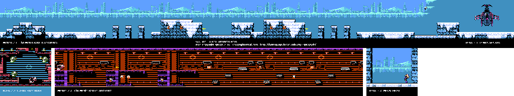 Thumbnail for a map of Mission 2 Stages 1 & 3 for the NES game G.I. Joe: A Real American Hero.