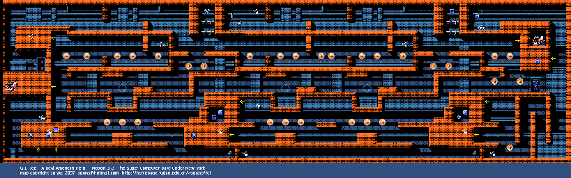 Thumbnail for a map of Mission 3 Stage 2 for the NES game G.I. Joe: A Real American Hero.