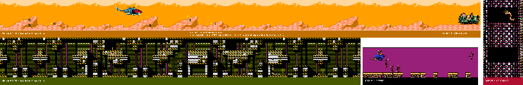 Thumbnail for a map of Mission 5 Stages 1 & 3 for the NES game G.I. Joe: A Real American Hero.