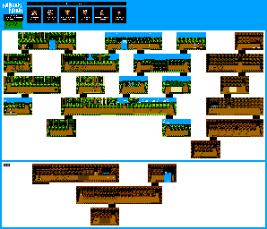 Thumbnail for a map of Episode 2 for the NES game Gilligan's Island.