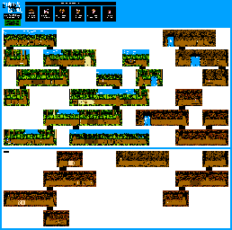 Thumbnail for a map of Episode 3 for the NES game Gilligan's Island.