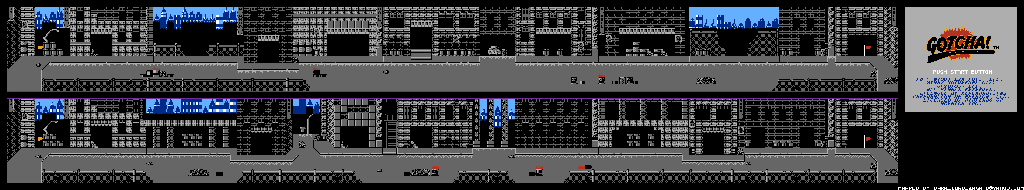 Thumbnail for a map of City for the NES game Gotcha!: The Sport!.