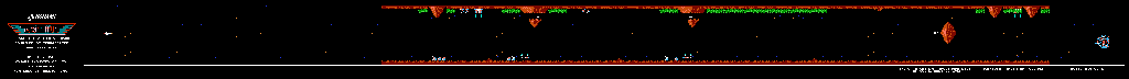 Thumbnail for a map of Stage 4 - Inverted Volcano for the NES game Gradius.