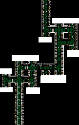 Thumbnail for a map of Stage 2 Area 1 for the NES game Gremlins 2: The New Batch.