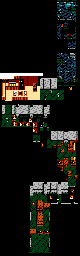 Thumbnail for a map of Stage 3 Area 1 for the NES game Gremlins 2: The New Batch.