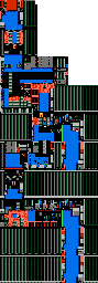 Thumbnail for a map of Stage 4 Area 2 for the NES game Gremlins 2: The New Batch.