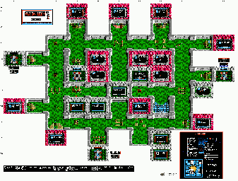 Thumbnail for a map of Area 00 for the NES game The Guardian Legend.