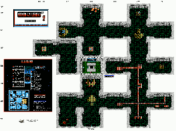 Thumbnail for a map of Area 06 for the NES game The Guardian Legend.