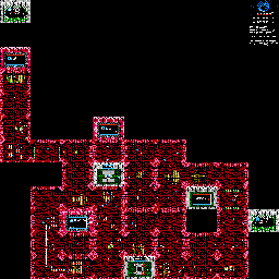 Thumbnail for a map of Area 07 (Enemies) for the NES game The Guardian Legend.