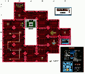 Thumbnail for a map of Area 08 for the NES game The Guardian Legend.