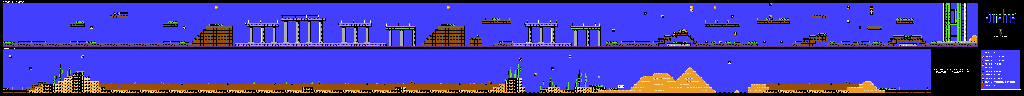 Thumbnail for a map of Phase 1 for the NES game Gumshoe.