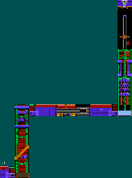 Thumbnail for a map of 2 for the NES game Heavy Barrel.