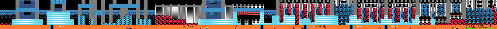 Thumbnail for a map of Future Stage 3 for the NES game Hi no Tori: Houou Hen: Gaou no Bouken.