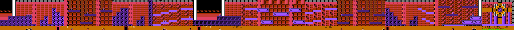 Thumbnail for a map of Future Stage 5 for the NES game Hi no Tori: Houou Hen: Gaou no Bouken.