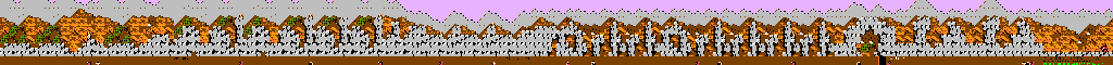 Thumbnail for a map of Japan Stage 3 for the NES game Hi no Tori: Houou Hen: Gaou no Bouken.