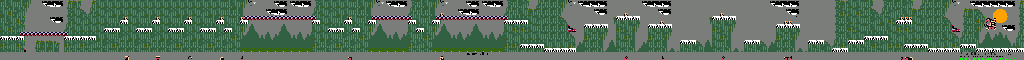 Thumbnail for a map of Japan Stage 6 for the NES game Hi no Tori: Houou Hen: Gaou no Bouken.