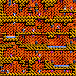 Thumbnail for a map of Ghost Mine for the NES game Hook.