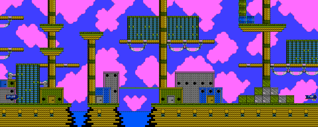 Thumbnail for a map of Hook Town for the NES game Hook.