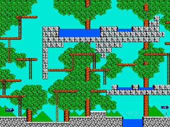 Thumbnail for a map of Pirate Forest for the NES game Hook.