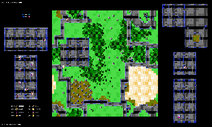 Thumbnail for a map of Fairyland for the NES game Hydlide.