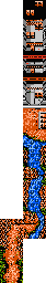 Thumbnail for a map of Act 1 for the NES game Ikari III: The Rescue.