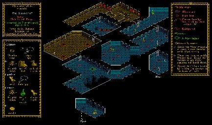 Thumbnail for a map of Level 1 (Secrets And Traps) for the NES game The Immortal.