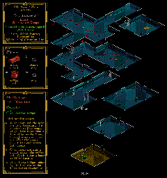 Thumbnail for a map of Level 4 (Secrets And Traps) for the NES game The Immortal.