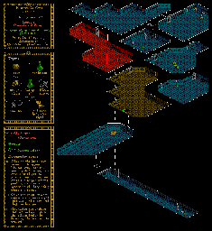 Thumbnail for a map of Level 5 (Secrets And Traps) for the NES game The Immortal.