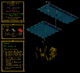 Thumbnail for a map of Level 7 (Secrets And Traps) for the NES game The Immortal.
