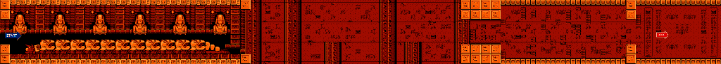 Thumbnail for a map of Round 1(B) for the NES game Insector X.