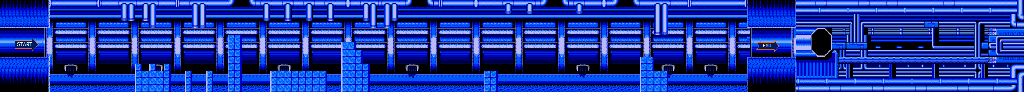 Thumbnail for a map of Round 3(B) for the NES game Insector X.