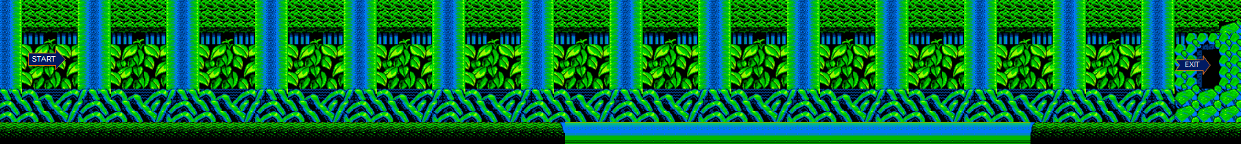 Thumbnail for a map of Round 4(A) for the NES game Insector X.