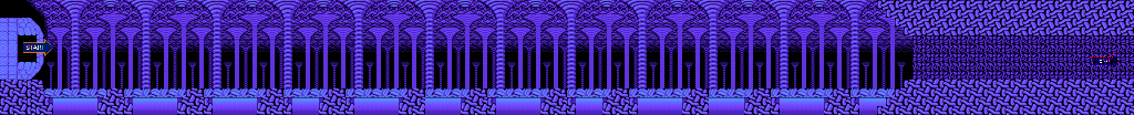 Thumbnail for a map of Round 5(B) for the NES game Insector X.