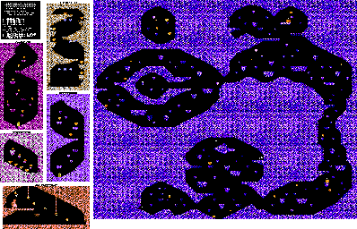 Thumbnail for a map of Earth Level Higher Pit for the NES game Ironsword: Wizards & Warriors II.