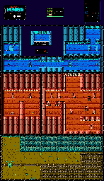 Thumbnail for a map of Ancient Castle for the NES game Jajamaru Gekimaden: Maboroshi no Kinmajou.