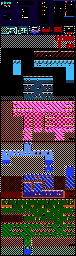 Thumbnail for a map of Demon Tower for the NES game Jajamaru Gekimaden: Maboroshi no Kinmajou.