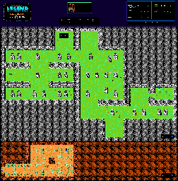 Thumbnail for a map of Graveyard for the NES game Jajamaru Gekimaden: Maboroshi no Kinmajou.