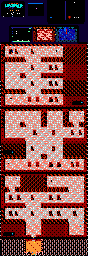 Thumbnail for a map of Marsh Tower for the NES game Jajamaru Gekimaden: Maboroshi no Kinmajou.