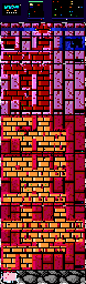 Thumbnail for a map of Twin Towers Red Tower: Left for the NES game Jajamaru Gekimaden: Maboroshi no Kinmajou.