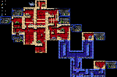 Thumbnail for a map of Level 4 for the NES game James Bond Jr..